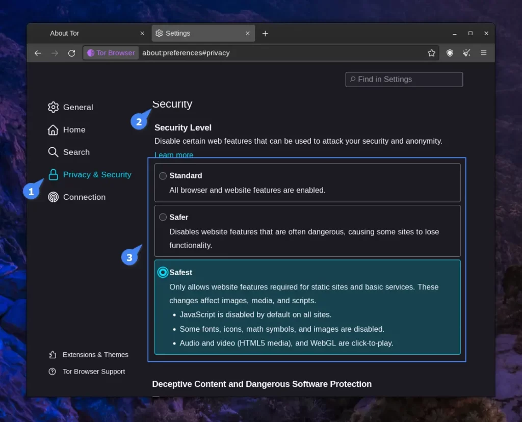 Setting up and configuring tor for maximum privacy browser